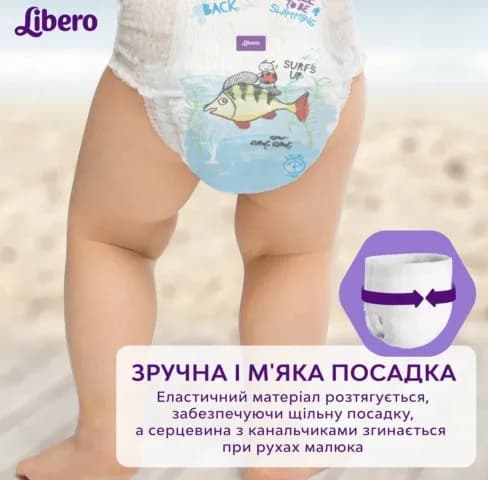 Подгузники Libero Swimpants M 12шт 55690-31 фото 3