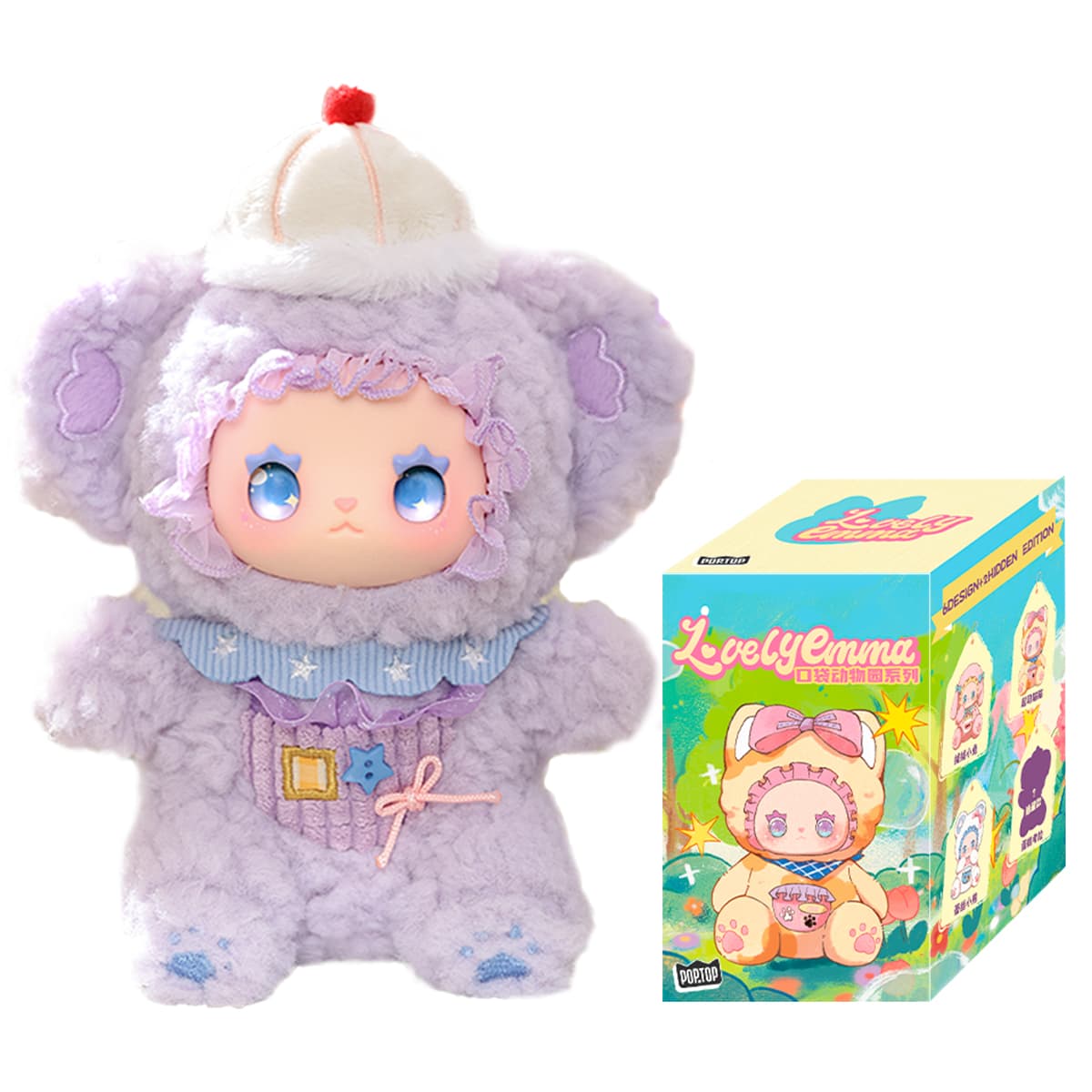Іграшка м'яка з кільцем Pop Top Lucky Emma Милі звірята MJ-000081 Іграшка м'яка з кільцем Pop Top Lucky Emma Милі звірята MJ-000081
