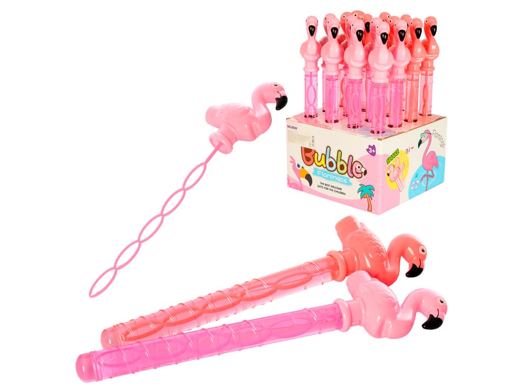 Мильні бульбашки Toys K Фламінго 37см 6039 Мильні бульбашки Toys K Фламінго 37см 6039