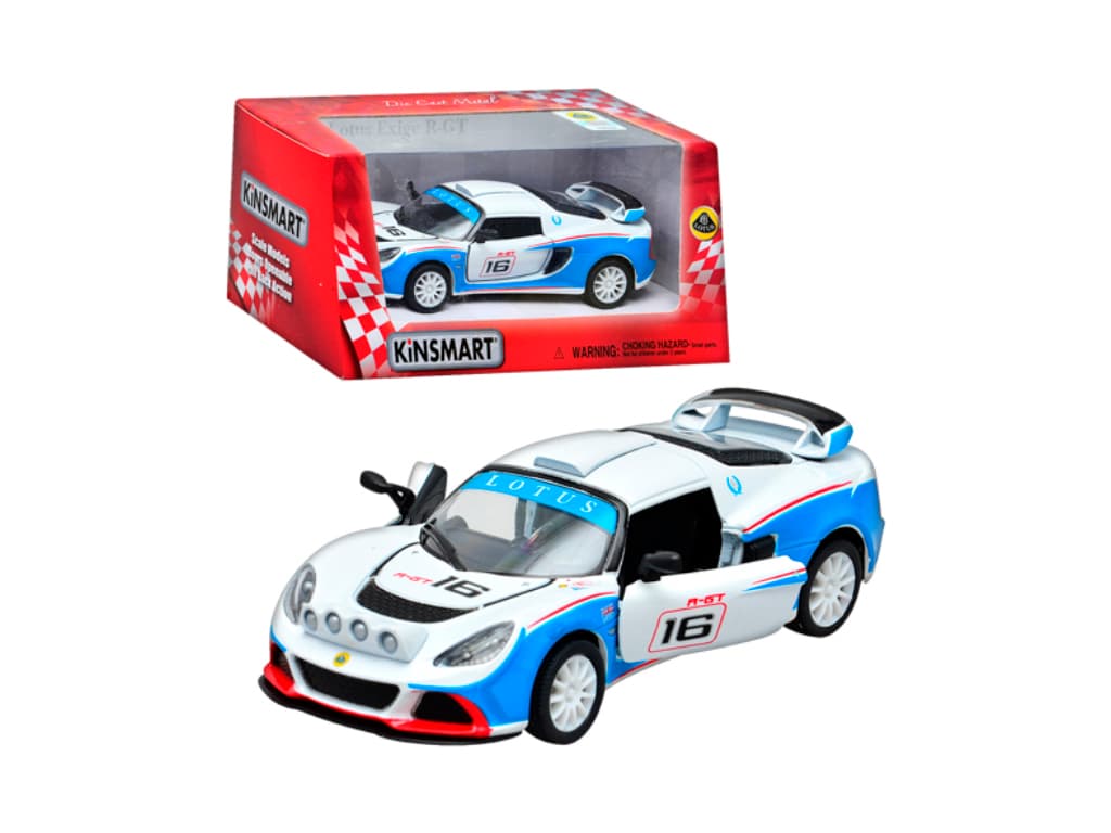 Машина Kinsmart Lotus Exige R-GT 1:32 KT5362W Машина Kinsmart Lotus Exige R-GT 1:32 KT5362W