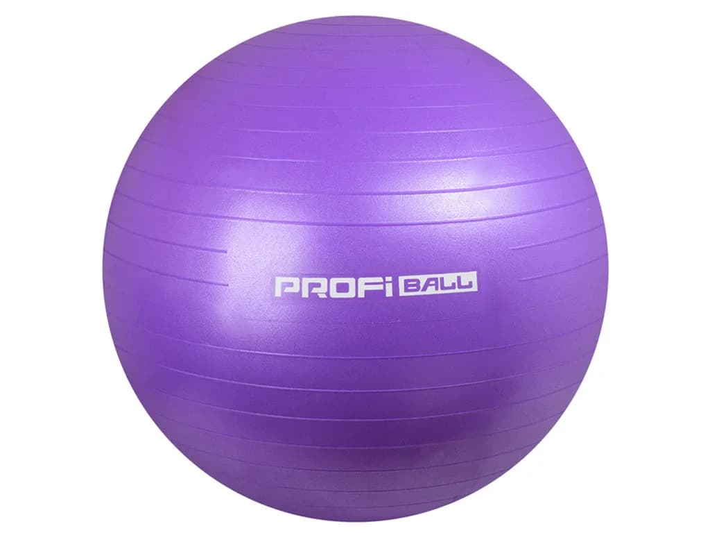 М'яч для фітнесу Toys K 65см фіолетовий M0276 фото 4 М'яч для фітнесу Toys K 65см фіолетовий M0276 фото 4