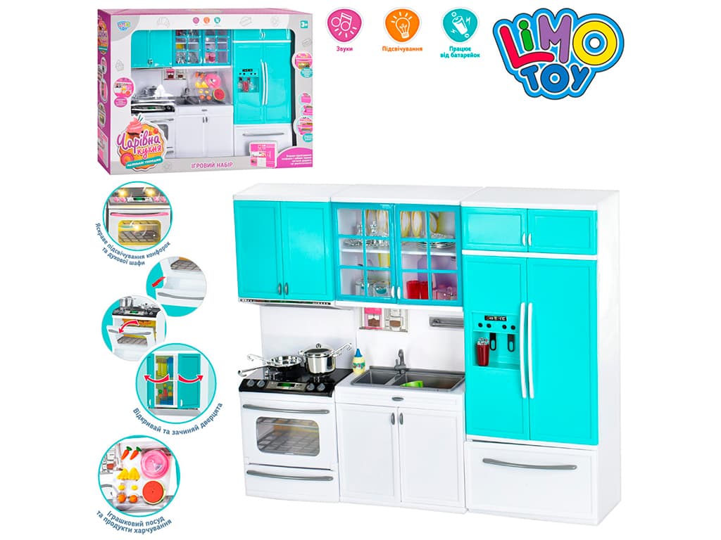 Кухня з посудом Toys K QF26210G Кухня з посудом Toys K QF26210G
