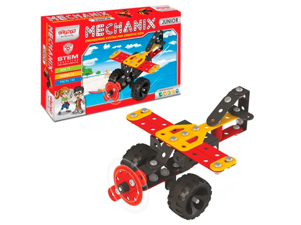 Конструктор металлический Zephyr Junior 155дет 09003 Конструктор металлический Zephyr Junior 155дет 09003
