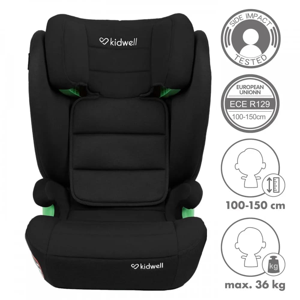 Автокрісло Kidwell Weston I-Size Isofix 100-150 см 15-36 кг KWB фото 3 Автокрісло Kidwell Weston I-Size Isofix 100-150 см 15-36 кг KWB фото 3