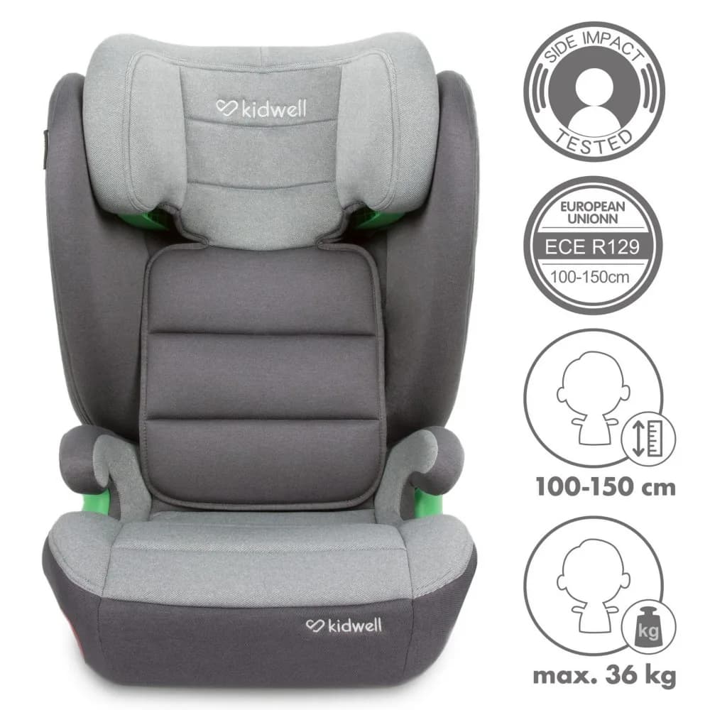 Автокрісло Kidwell Weston I-Size Isofix 100-150 см 15-36 кг KWDG фото 2