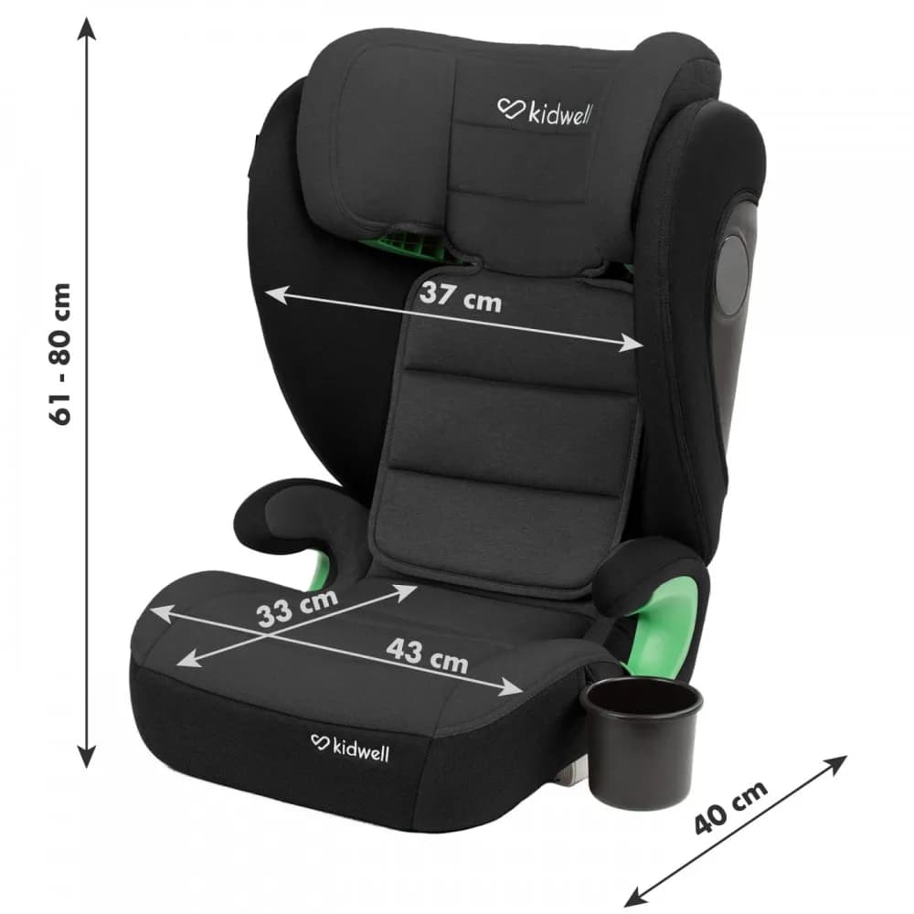 Автокрісло Kidwell Weston I-Size Isofix 100-150 см 15-36 кг KWGB фото 3 Автокрісло Kidwell Weston I-Size Isofix 100-150 см 15-36 кг KWGB фото 3
