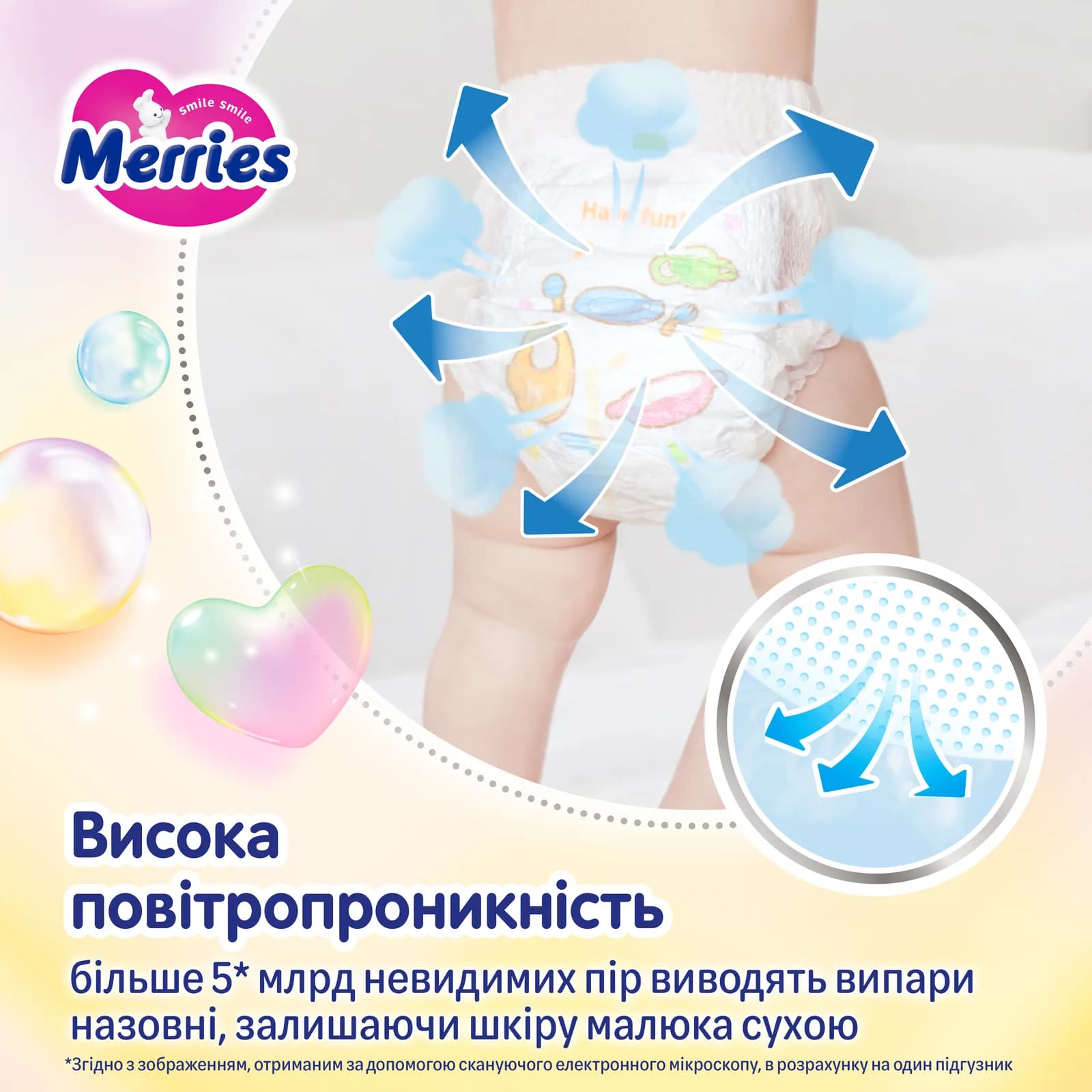 Подгузники-трусики Merries large XL 46шт 442963 фото 4 Подгузники-трусики Merries large XL 46шт 442963 фото 4