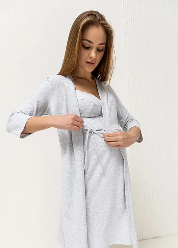 Халат для вагітних S-XL Юла мама MONE NW-4.7.3 фото 2
