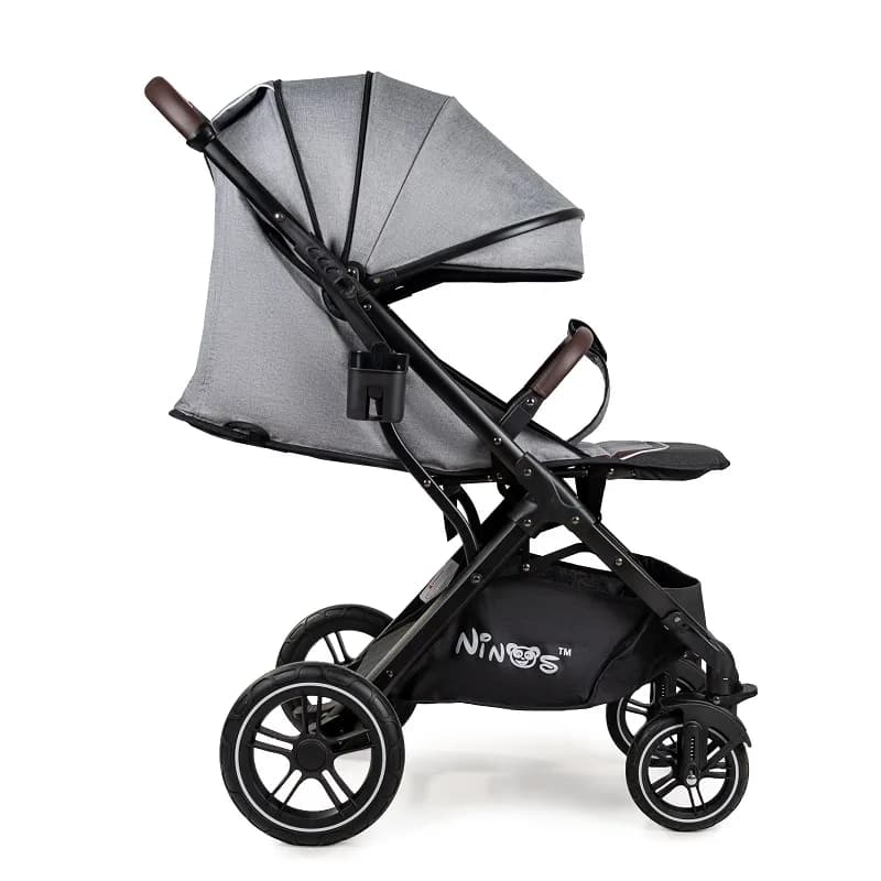 Коляска прогулянкова Ninos Nava Light Grey NN2021LG фото 4 Коляска прогулянкова Ninos Nava Light Grey NN2021LG фото 4