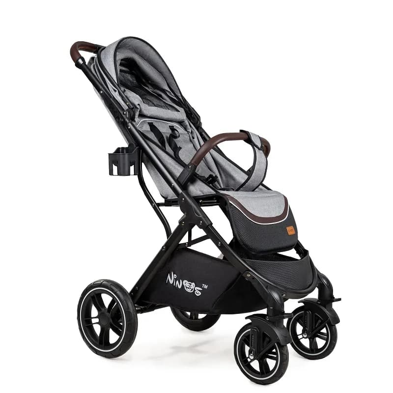 Коляска прогулянкова Ninos Nava Light Grey NN2021LG фото 2 Коляска прогулянкова Ninos Nava Light Grey NN2021LG фото 2