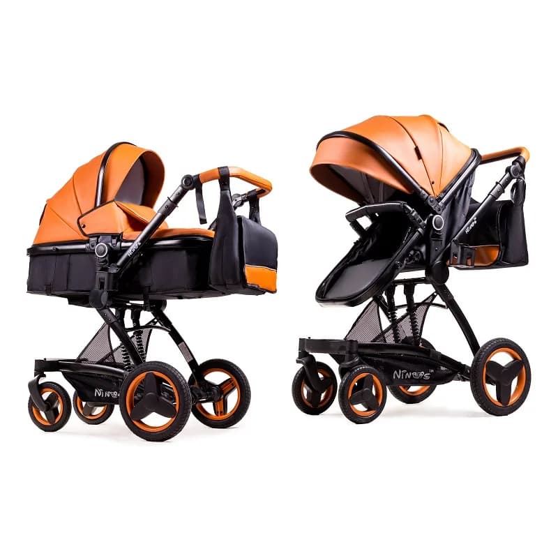 Коляска-трансформер 3в1 Ninos Bono Brown NB3V12020BBR фото 3 Коляска-трансформер 3в1 Ninos Bono Brown NB3V12020BBR фото 3