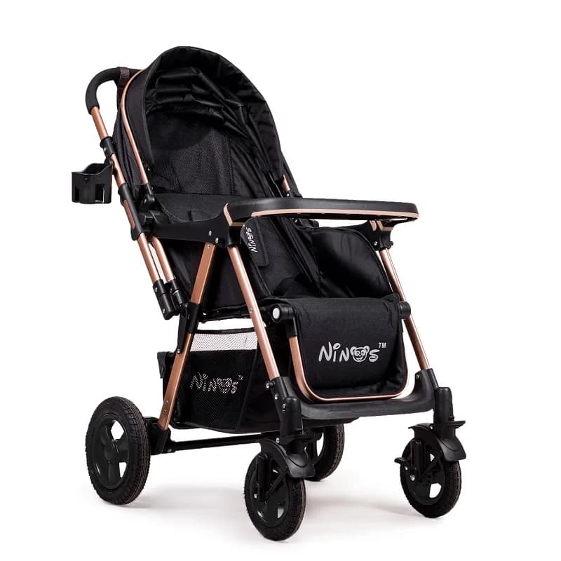 Коляска прогулочная Ninos Maxi Black NM2020BL фото 4 Коляска прогулочная Ninos Maxi Black NM2020BL фото 4