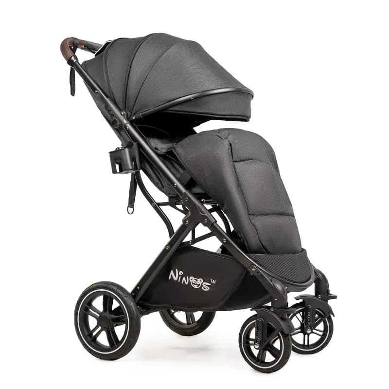 Коляска прогулянкова Ninos Nava Black NN2021BB фото 4 Коляска прогулянкова Ninos Nava Black NN2021BB фото 4