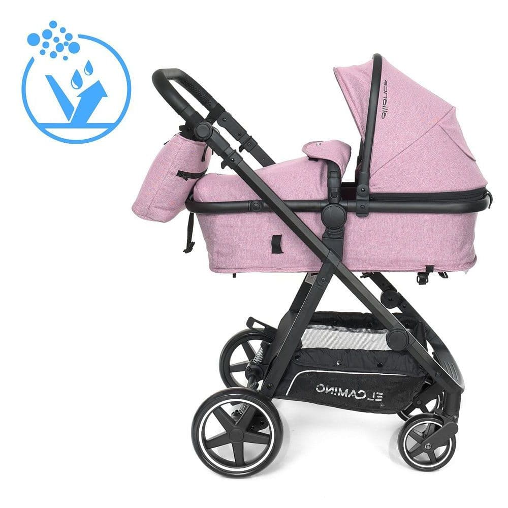 Коляска-трансформер 2в1 El Camino Alliance ME 1069 Denim Ash Pink
