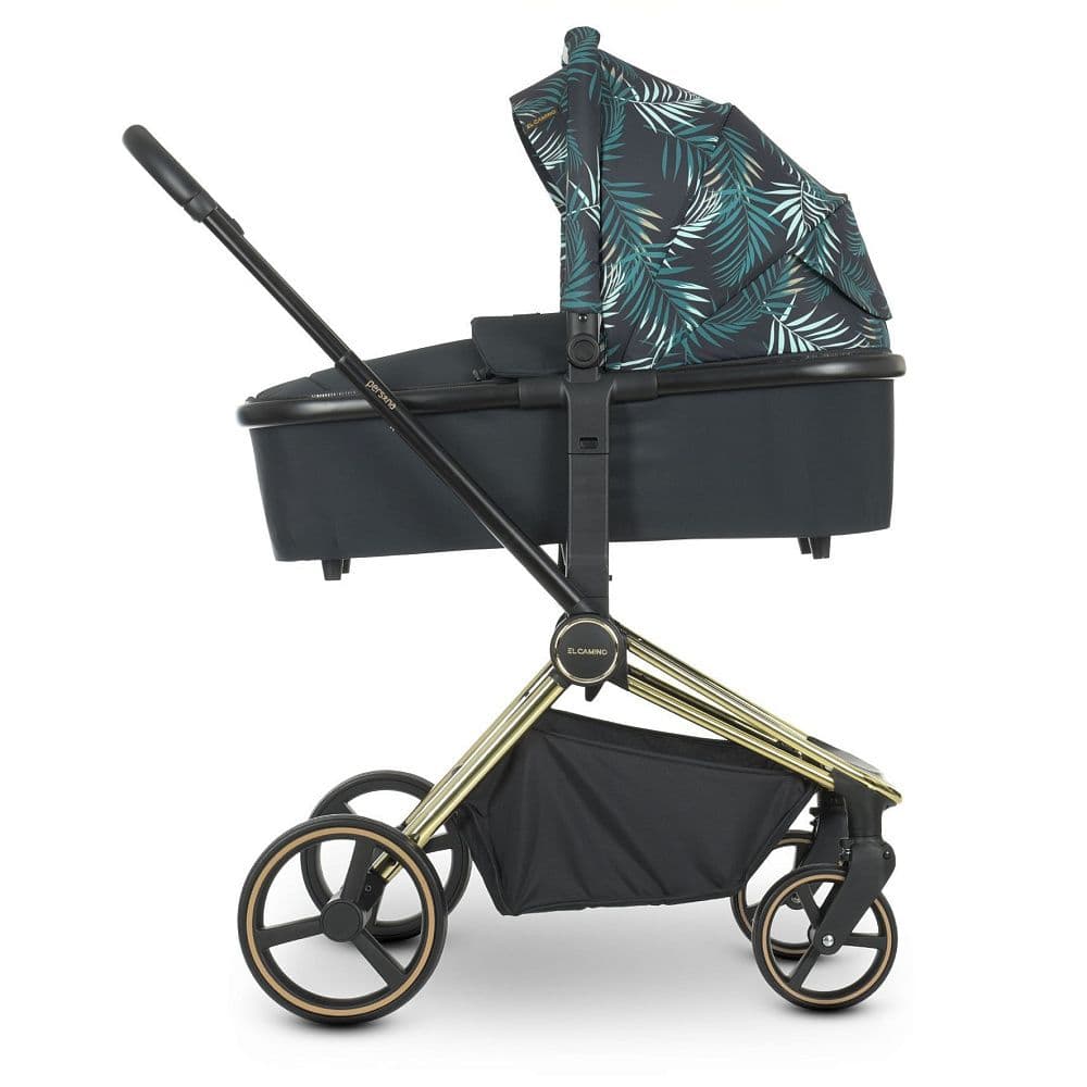 Коляска универсальная 2в1 El Camino Persona ME 1091-G Black Green Palm