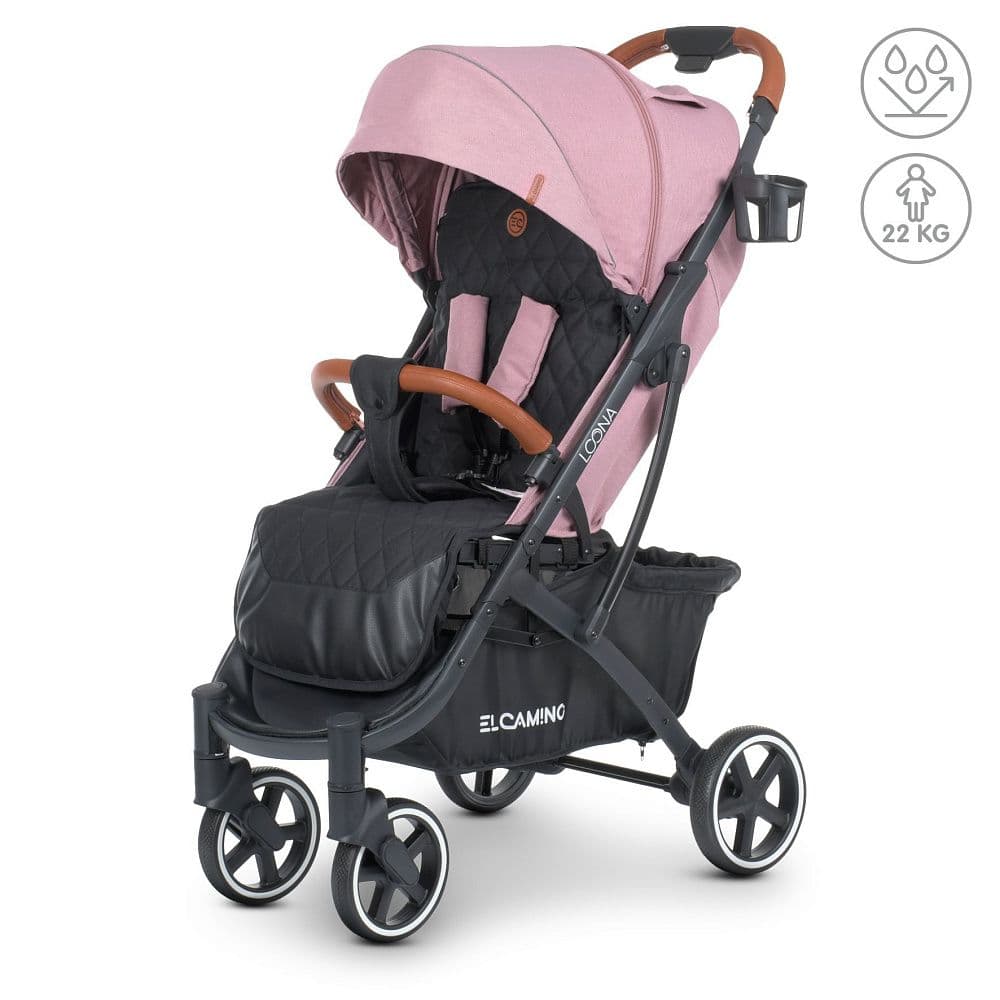 Коляска прогулочная El Camino Loona ME 1090-1 Blush Rose