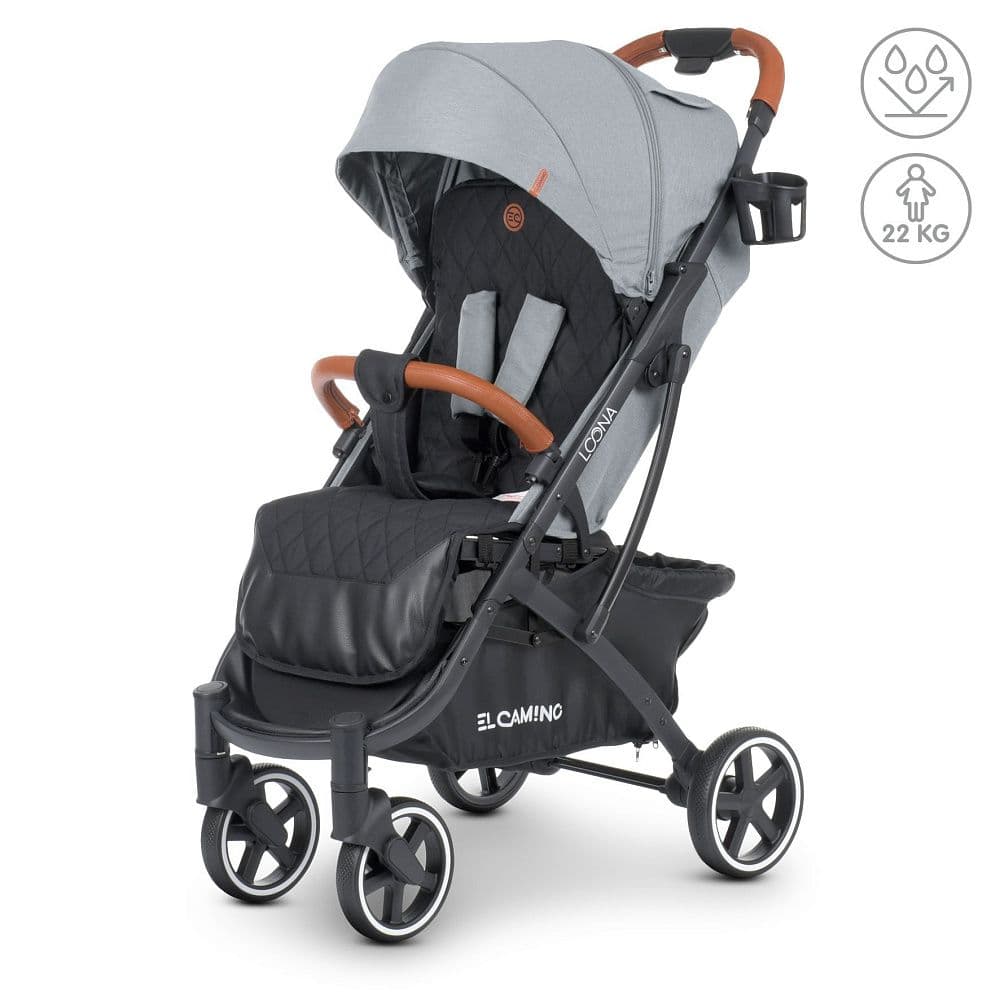 Коляска прогулочная El Camino Loona ME 1090-1 Quiet Gray