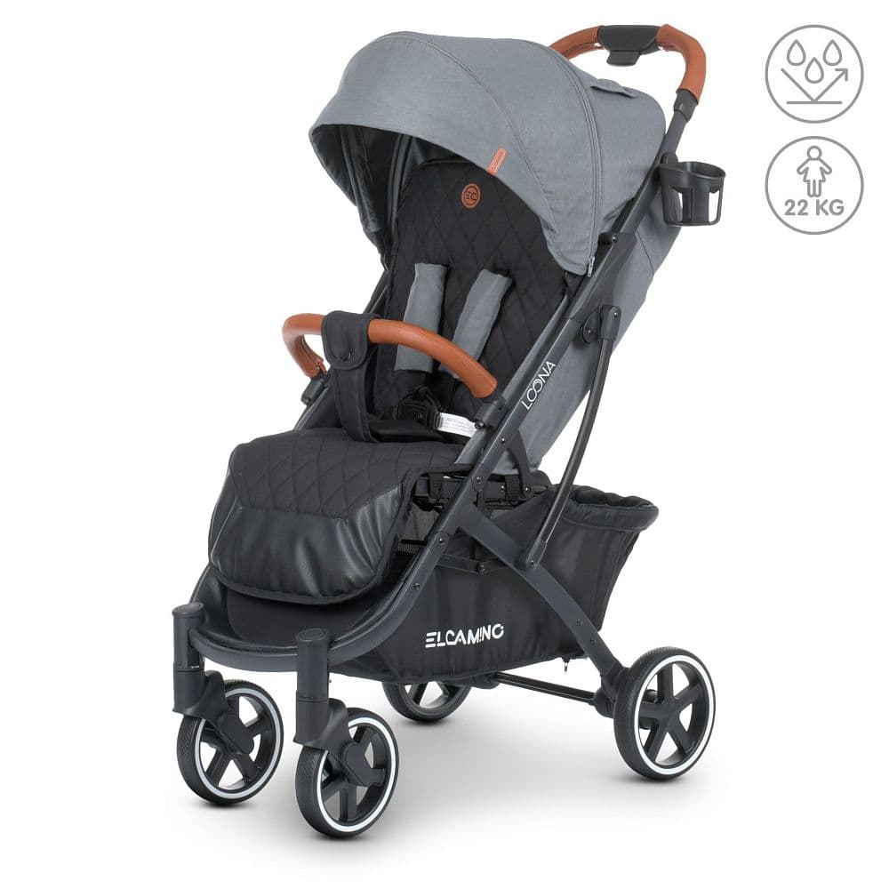 Коляска прогулочная El Camino Loona ME 1090-1 Smoke Gray