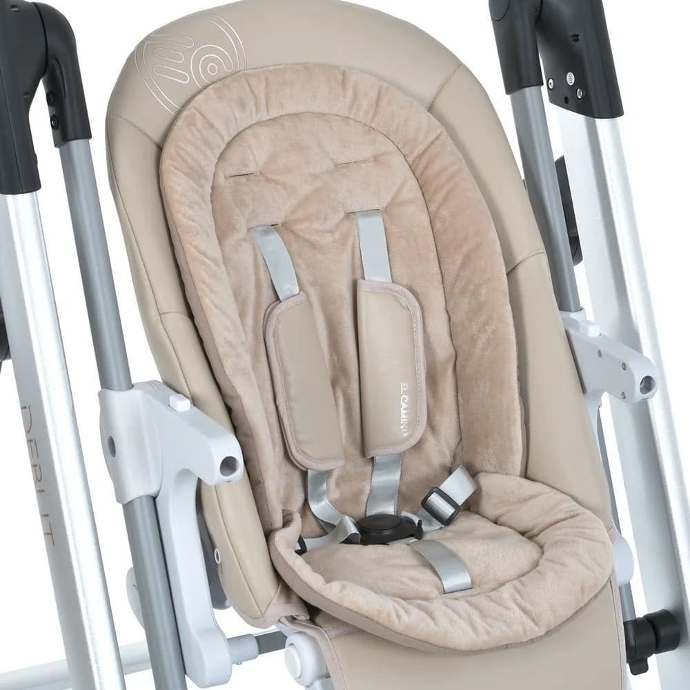 Стільчик для годування El Camino Debut ME 1102 Elegant Beige фото 8 Стільчик для годування El Camino Debut ME 1102 Elegant Beige фото 8