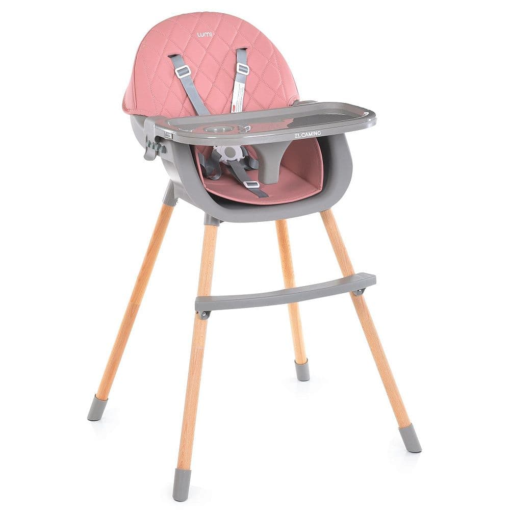 Стульчик для кормления El Camino Lumi ME 1111 Pink Стульчик для кормления El Camino Lumi ME 1111 Pink