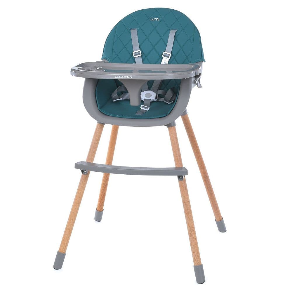 Стільчик для годування El Camino Lumi ME 1111 Teal Стільчик для годування El Camino Lumi ME 1111 Teal