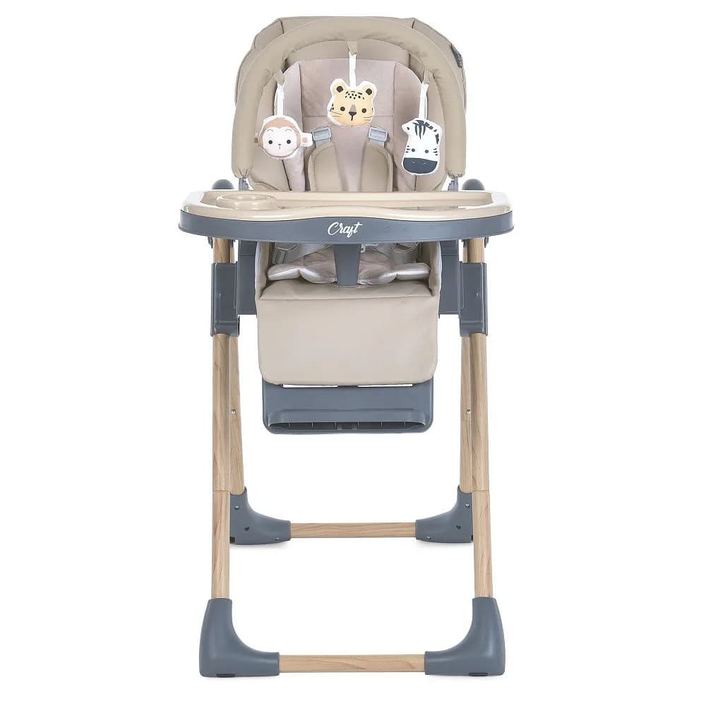 Стульчик для кормления El Camino Craft ME 1115-W Beige фото 2 Стульчик для кормления El Camino Craft ME 1115-W Beige фото 2