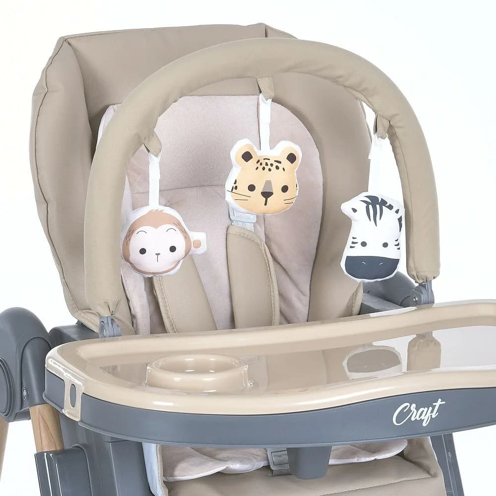 Стульчик для кормления El Camino Craft ME 1115-W Beige фото 6 Стульчик для кормления El Camino Craft ME 1115-W Beige фото 6