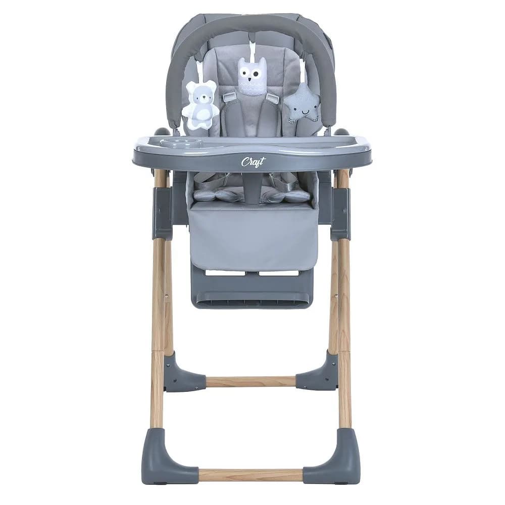Стільчик для годування El Camino Craft ME 1115-W Gray фото 5 Стільчик для годування El Camino Craft ME 1115-W Gray фото 5