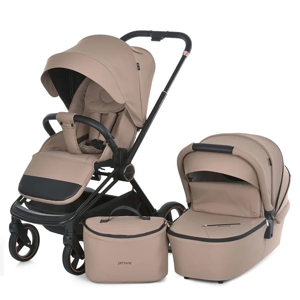 Коляска универсальная 2в1 El Camino Persona ME 1091-B Taupe Beige фото 2