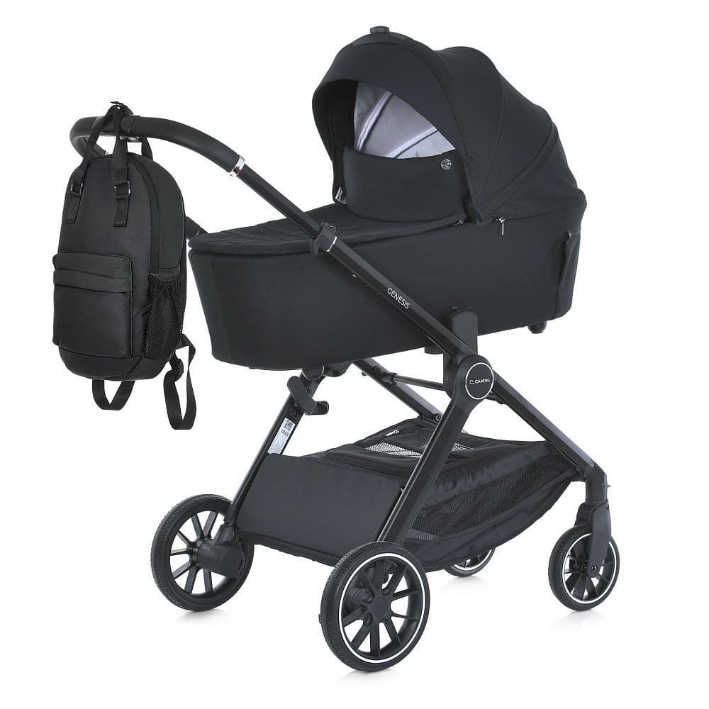 Коляска универсальная 2в1 El Camino Genesis ME 1126 Jet Black