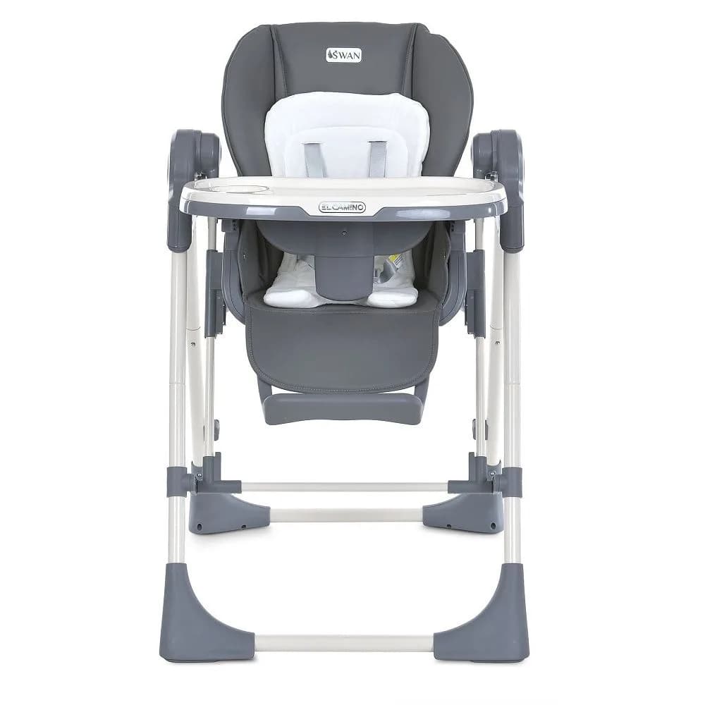 Стільчик для годування El Camino Swan ME 1087-G Dark Gray фото 2 Стільчик для годування El Camino Swan ME 1087-G Dark Gray фото 2