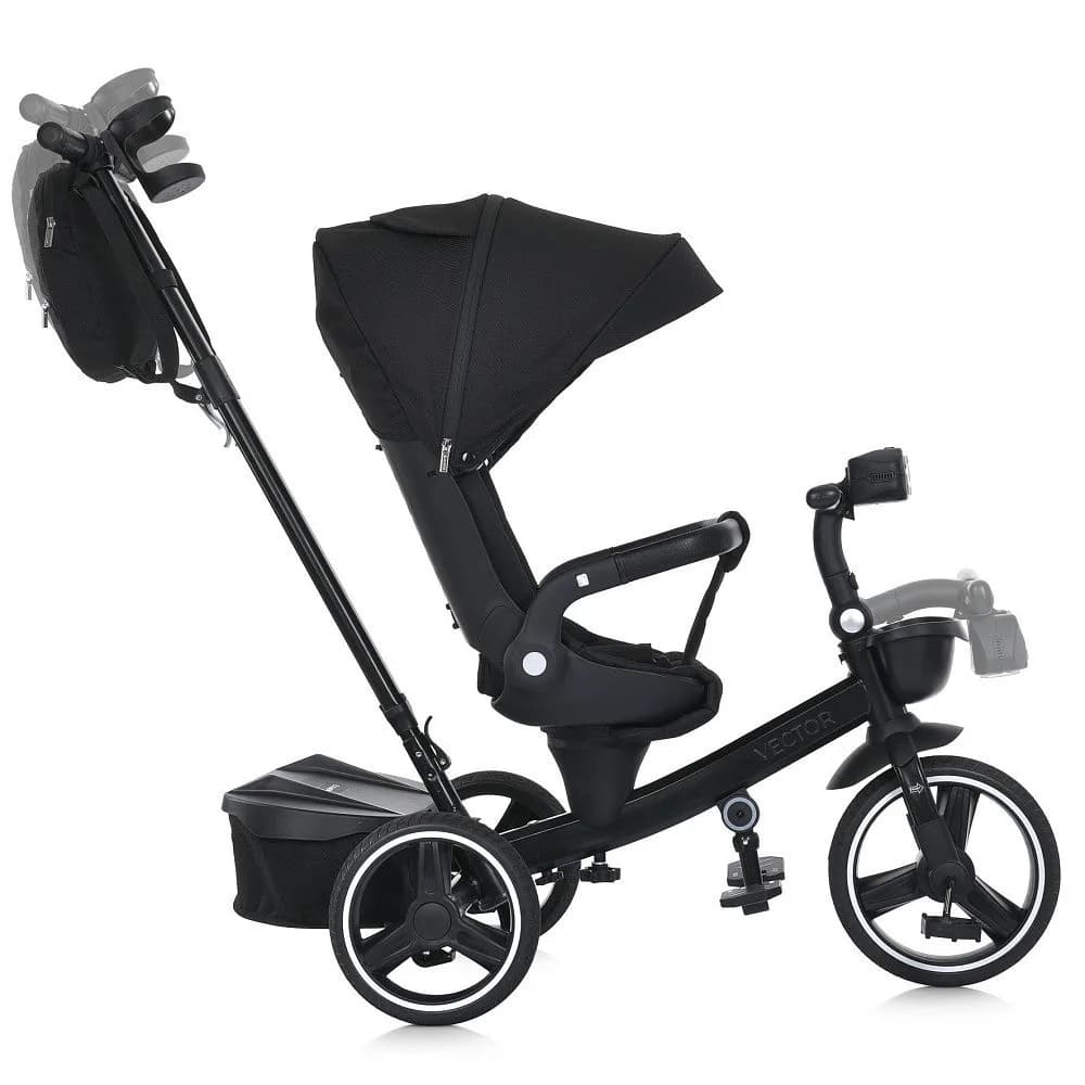 Велосипед 3-х колесный El Camino Vector ME 1162 Black фото 3
