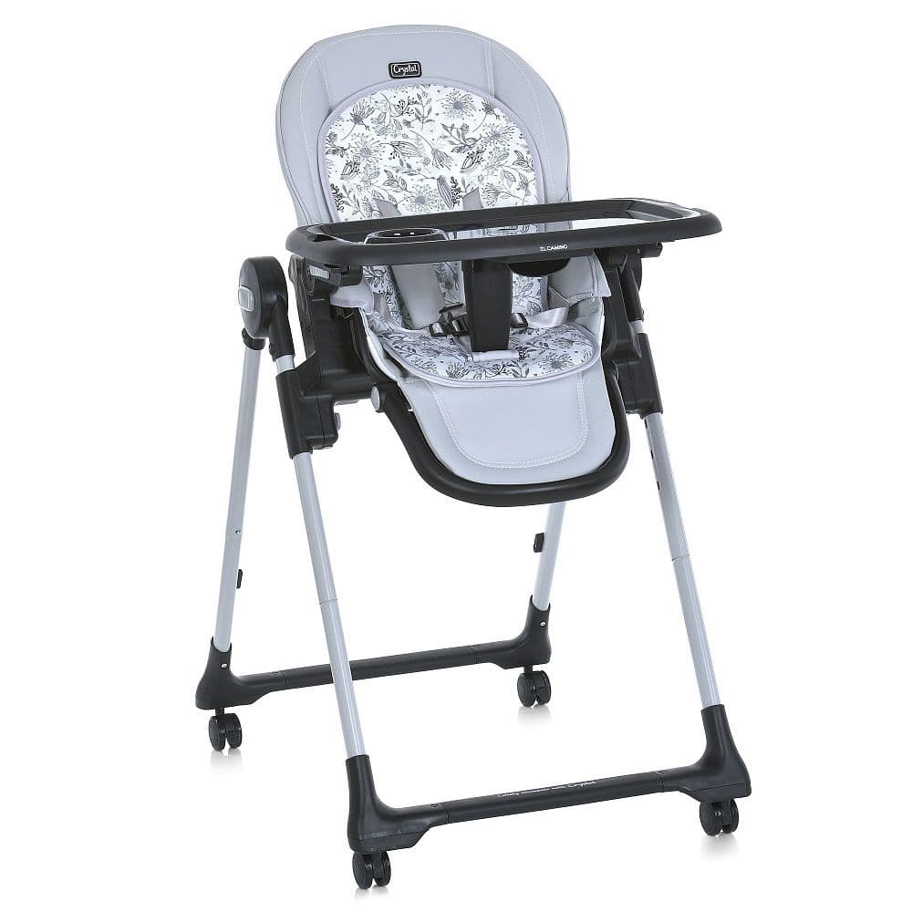 Стульчик для кормления El Camino Crystal ME 1037-B Gray Стульчик для кормления El Camino Crystal ME 1037-B Gray