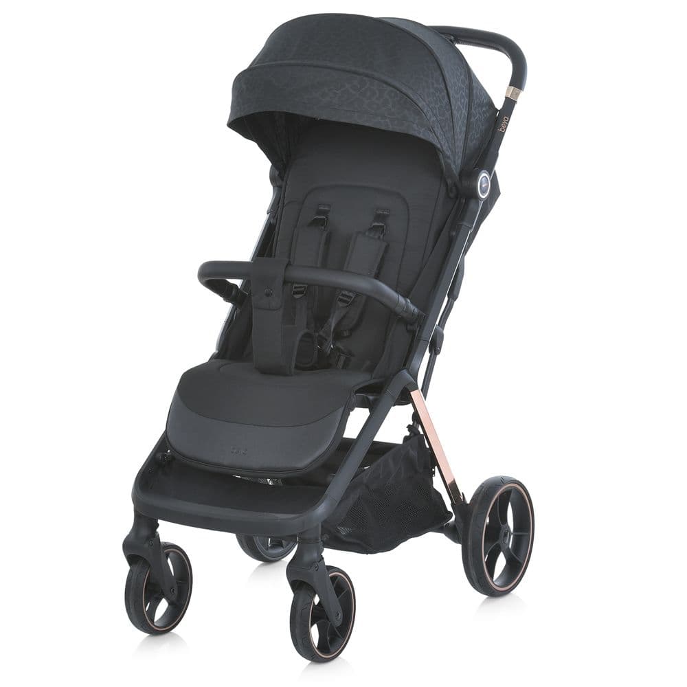 Коляска прогулочная El Camino Beya ME 1127-G Black Leo