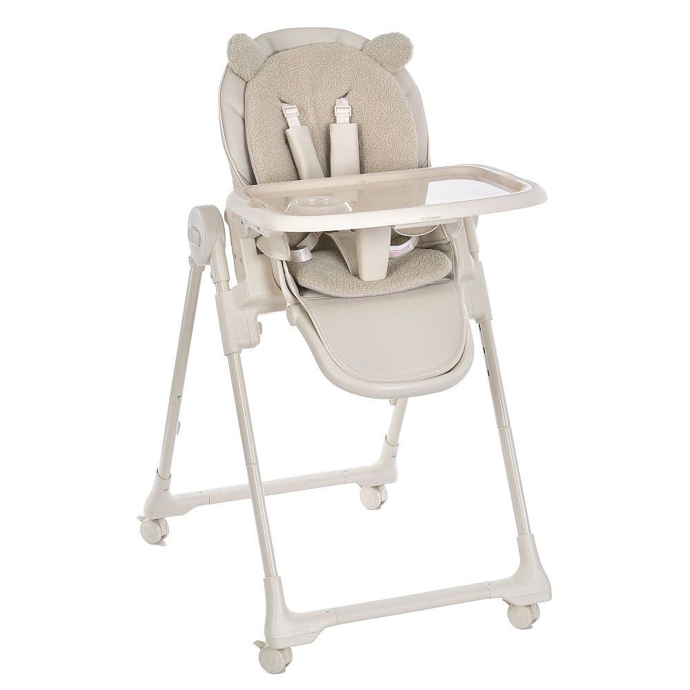 Стільчик для годування El Camino Crystal ME 1037 Bear Beige Стільчик для годування El Camino Crystal ME 1037 Bear Beige