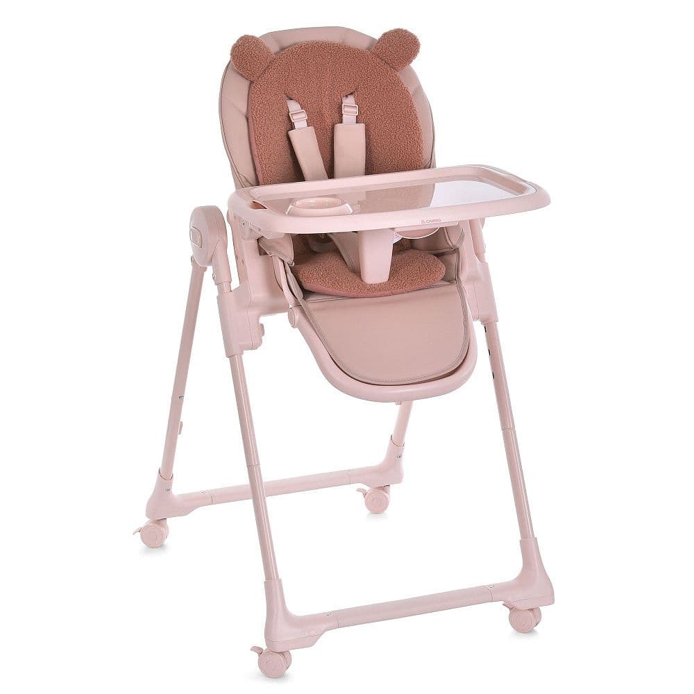 Стульчик для кормления El Camino Crystal ME 1037 Bear Pink