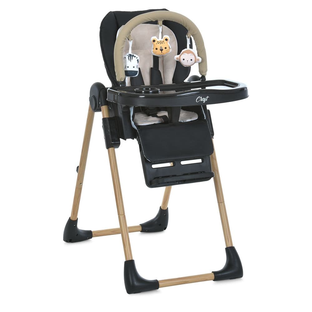 Стульчик для кормления El Camino Craft ME 1115-W Black Стульчик для кормления El Camino Craft ME 1115-W Black
