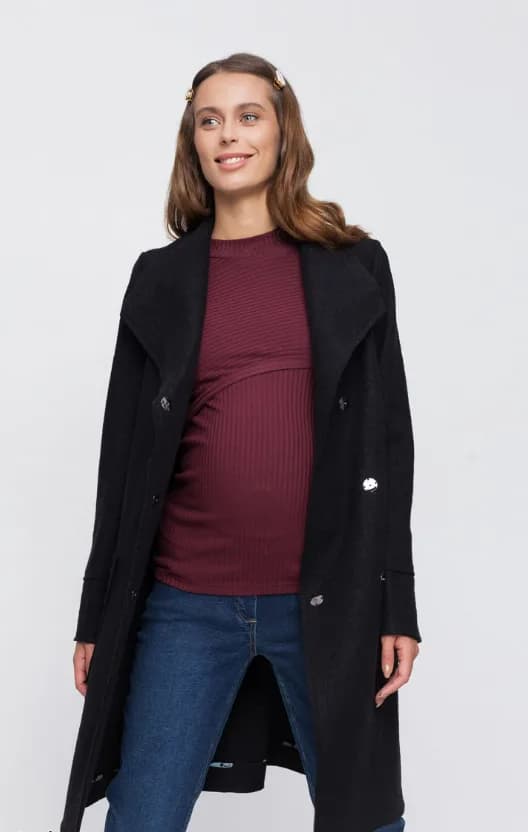 Кардиган для беременных M-XL Юла мама COSMO OW-36.021 -черный фото 3 Кардиган для беременных M-XL Юла мама COSMO OW-36.021 -черный фото 3