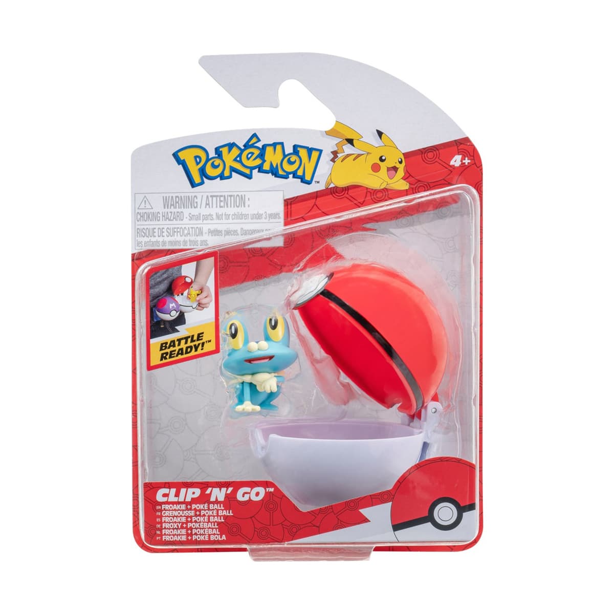 Ігровий набір Pokemon W14 Фрокі в покеболі PKW3133 Ігровий набір Pokemon W14 Фрокі в покеболі PKW3133