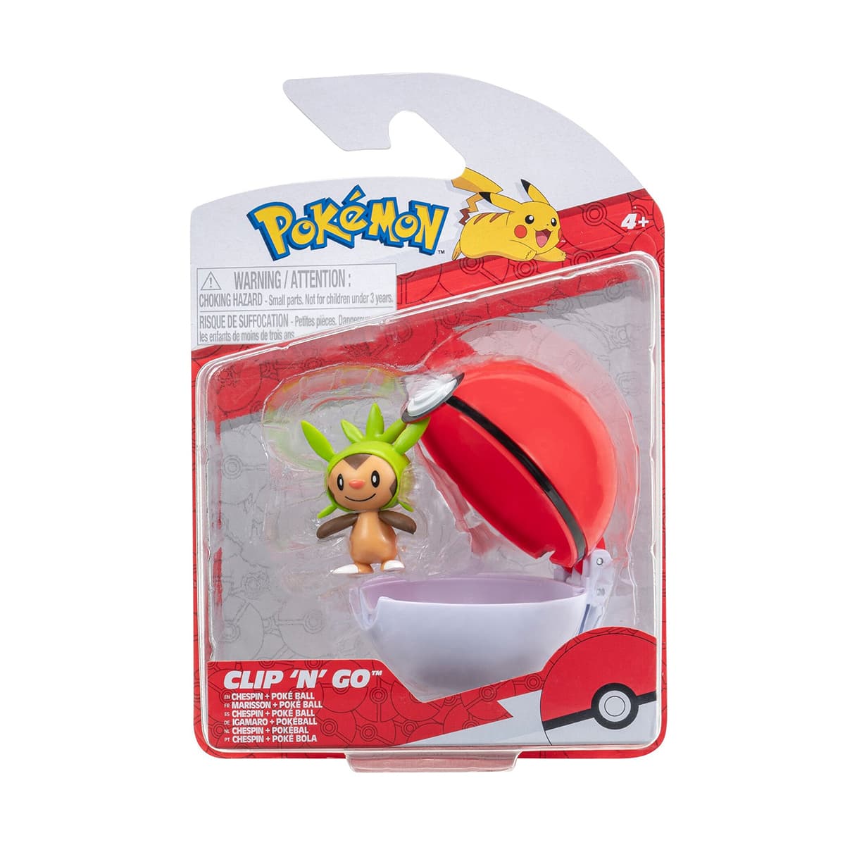 Игровой набор Pokemon W14 Чеспин в покеболе PKW3134 Игровой набор Pokemon W14 Чеспин в покеболе PKW3134
