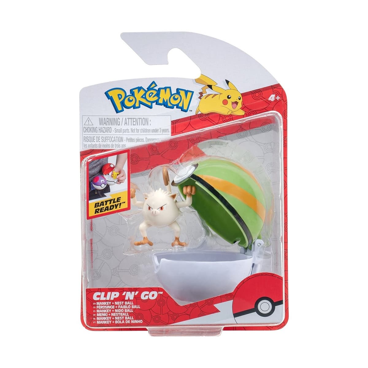 Ігровий набір Pokemon W14 Манкі в покеболі PKW3136