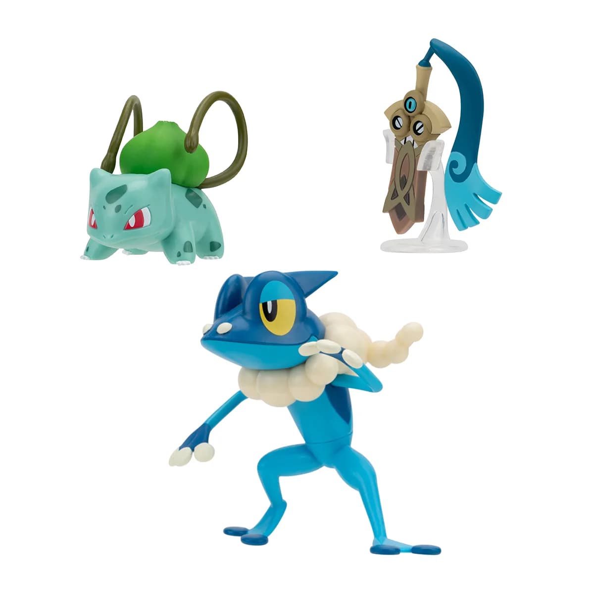 Игровой набор фигурок Pokemon W19 Хонедж, Бульбазавр, Фрогадир PKW3599 фото 3 Игровой набор фигурок Pokemon W19 Хонедж, Бульбазавр, Фрогадир PKW3599 фото 3