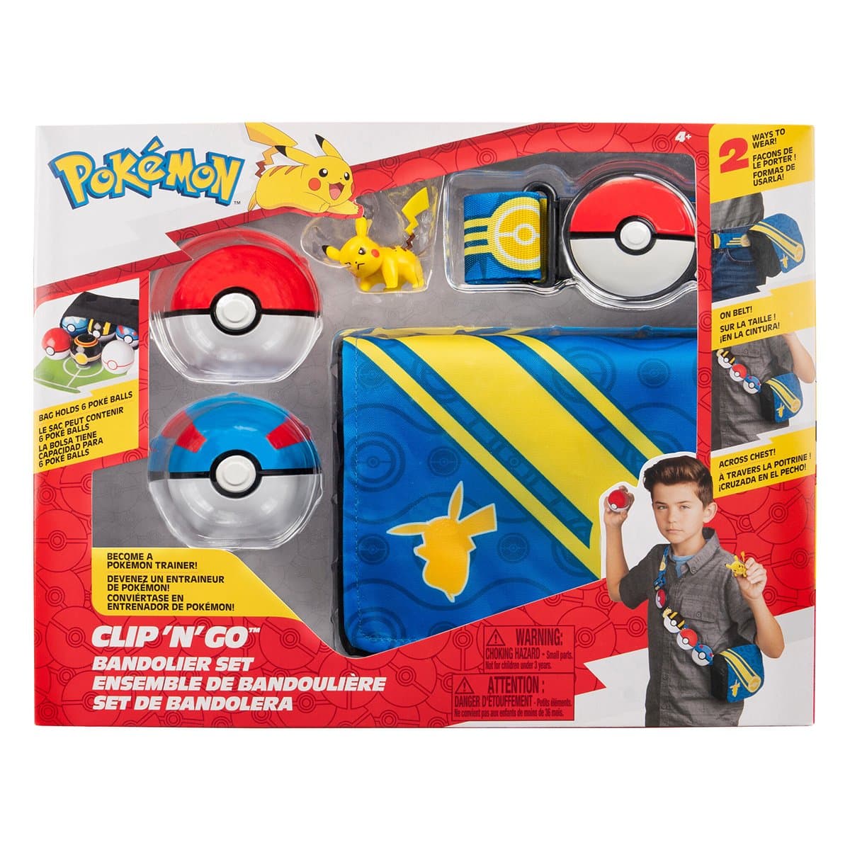 Ігровий набір Pokemon W5 Спорядження тренера Пікачу PKW3649
