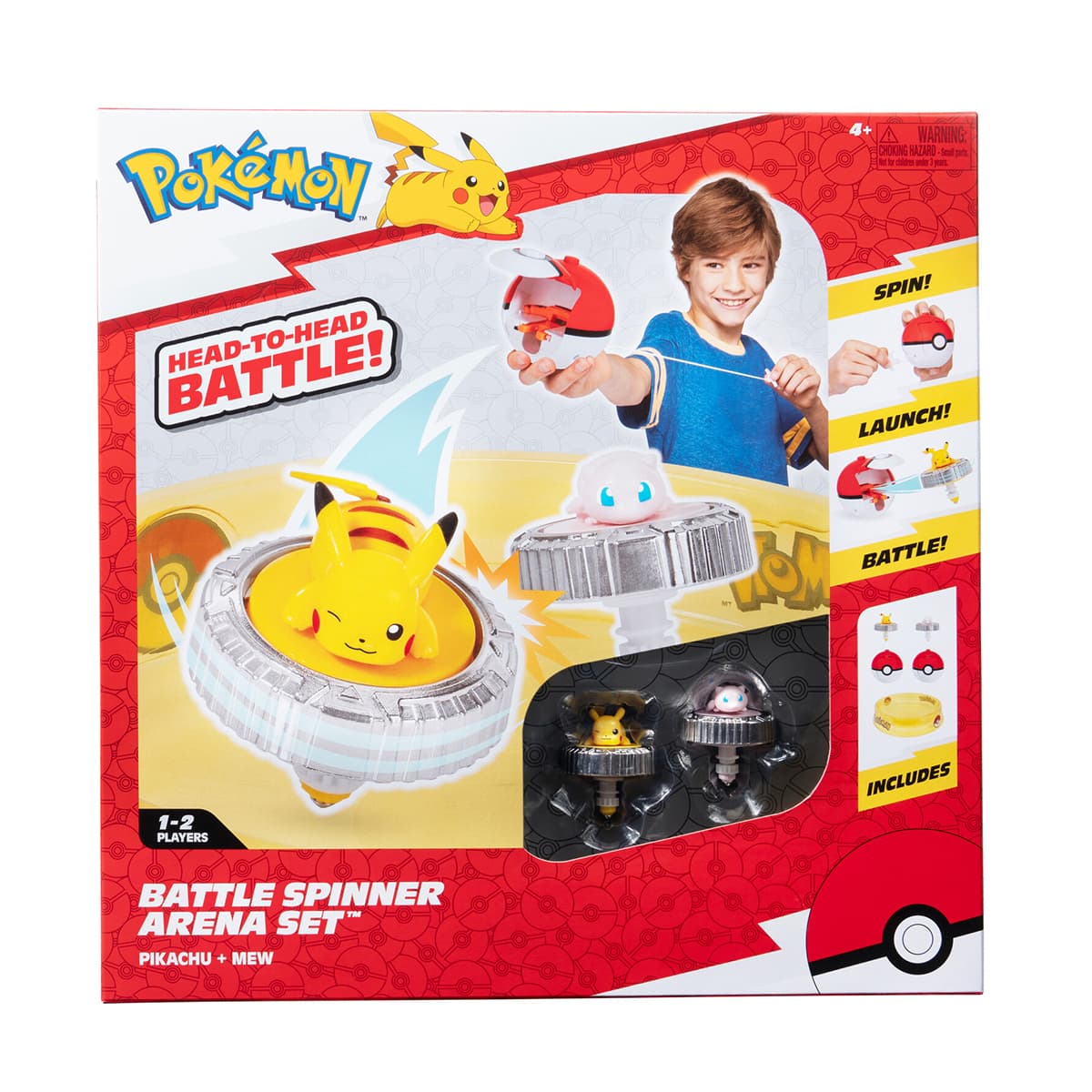 Ігровий набір Pokemon Подвійний батл Пікачу та М'ю PKW4403 Ігровий набір Pokemon Подвійний батл Пікачу та М'ю PKW4403