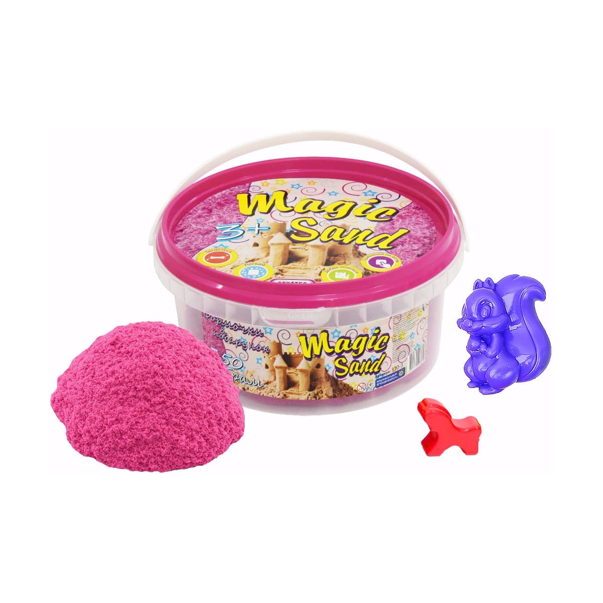 Песок кинетический Strateg Magic sand 350г 370-3