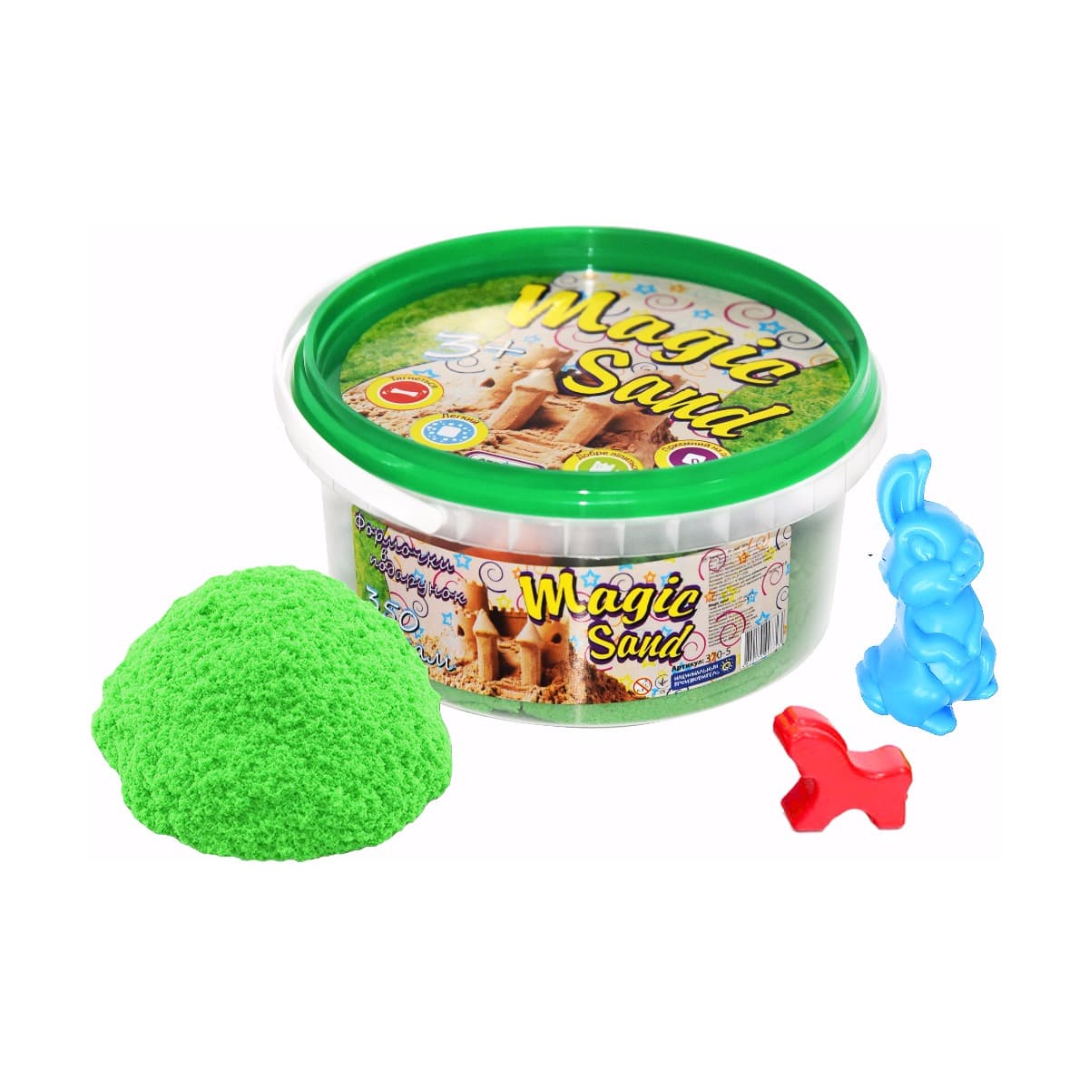 Песок кинетический Strateg Magic sand 350г 370-5