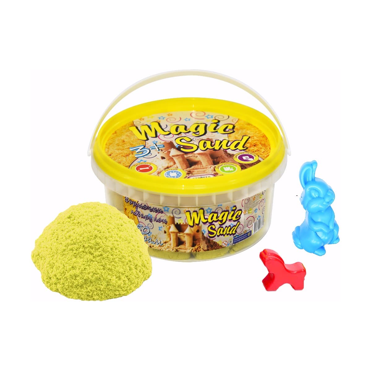 Песок кинетический Strateg Magic sand 350г 370-6