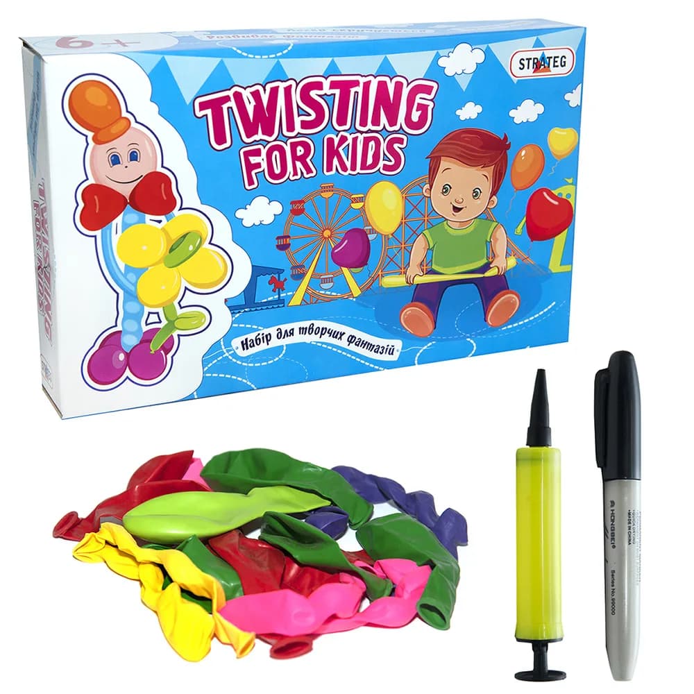 Набір для творчості Strateg Twisting for kids 314 фото 3 Набір для творчості Strateg Twisting for kids 314 фото 3