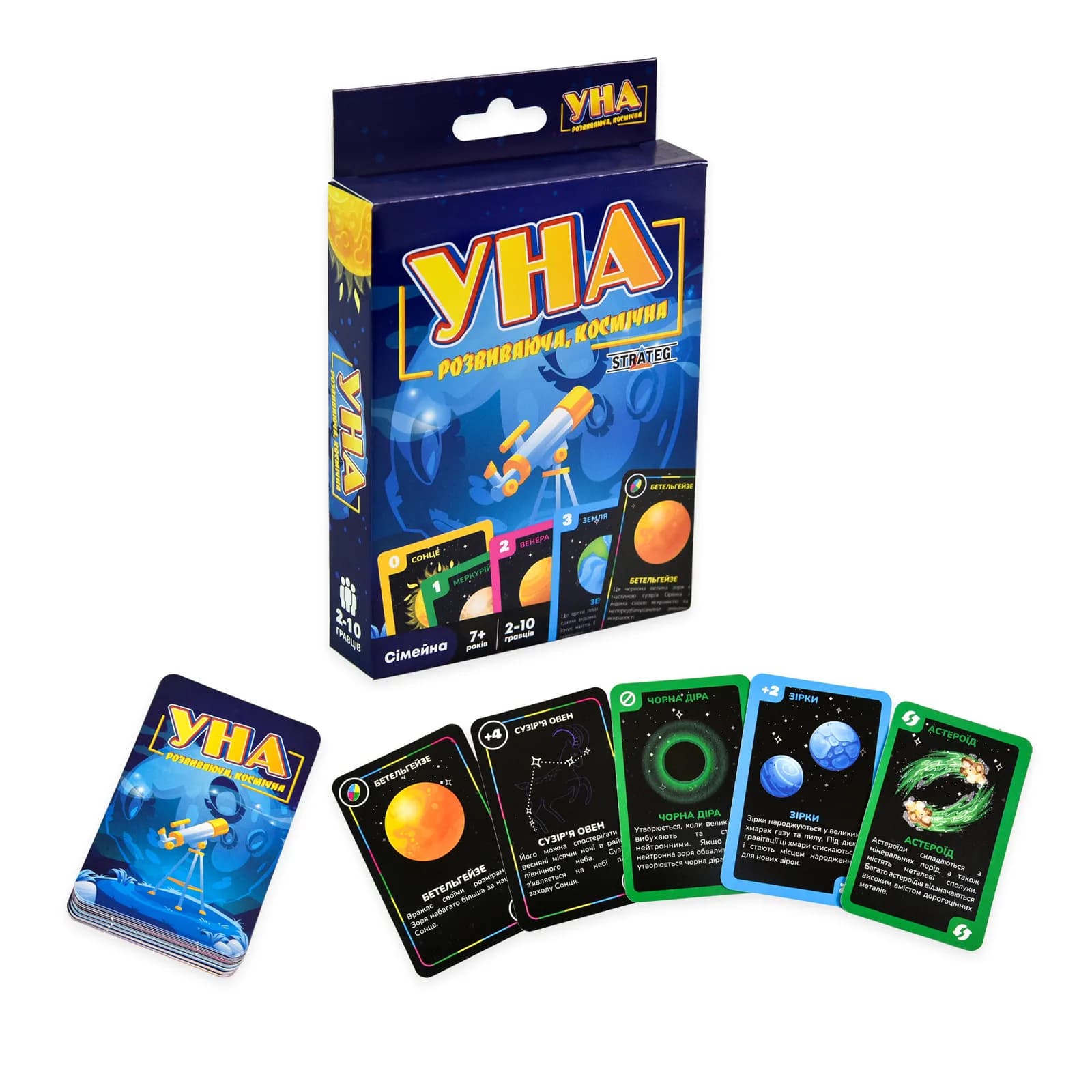 Игра настольная Strateg УНА Космическая 30448 фото 3 Игра настольная Strateg УНА Космическая 30448 фото 3