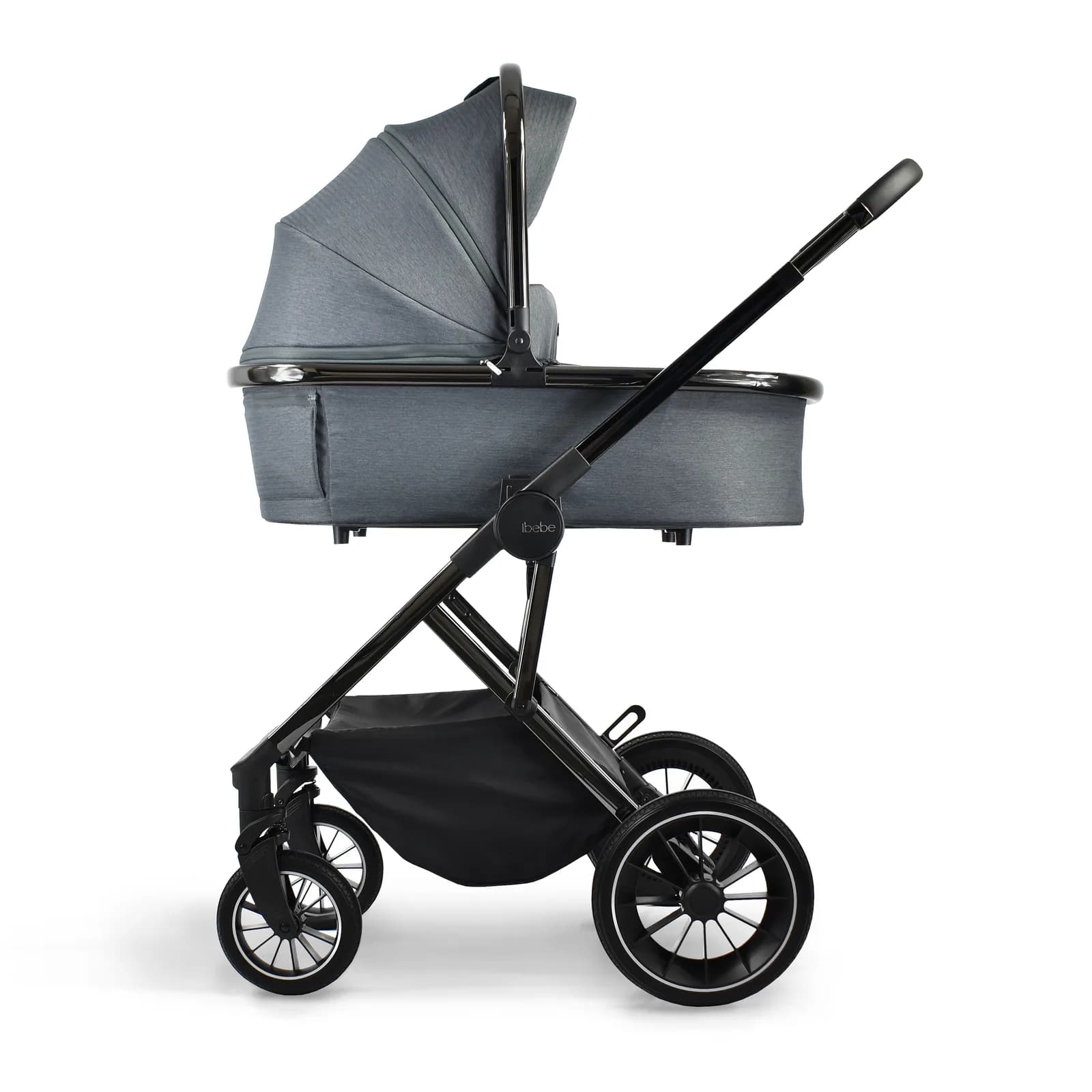 Коляска универсальная 2в1 iBebe Pro 03 ib-Pro-03 Grey фото 5